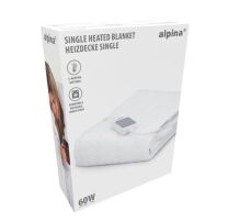 Prevleka grelna Alpina, 60 W, 3 stopnje gretja, termostat, 80x150 cm
