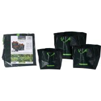 Vreča vrtna za listje, kompost, set 3 vreč 70 L, 105 L in 175 L, Koop.