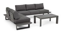 Garnitura vrtna KONNOR antracit set 3/1, Bizz.