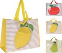 Vrečka nakupovalna  44x15x35,5cm dekor sadje 
