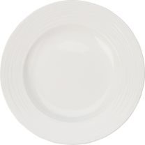 Krožnik desertni 19cm, bel porc.
