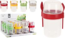 Posodica za muesli s priborom, 1100ml, pvc 
