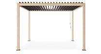 Paviljon, pergola OCEAN aluminij, natur 3,6x3,6 m, Bizz.