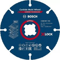 Rezalka EXPERT Carbide Multi Wheel X-LOCK, 125 mm, 22,23 mm– BOSCH