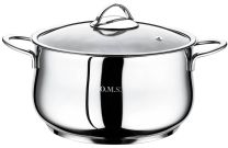 Lonec 6,2l s stekl. pokrovom 2-R inox fi24x14cm, indukcija