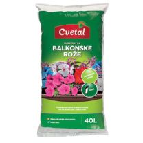 Zemlja za balkonske rože CVETAL, 40 L, Ag.