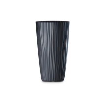 Lonec cvetlični Sahara visoki 28 x H50 cm, antracitna, PLS