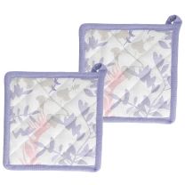 Prijemalka set 2/1 Floreale,18x18cm, tekstil, 
