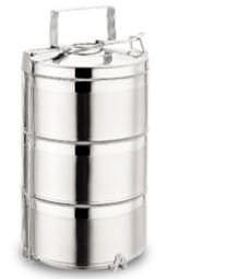 Posoda menažna 3 delna, 3x1l, inox, premer 16cm
