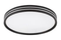 Svetilka LED EPORA 25W 3000K okrogla fi39 mat črna