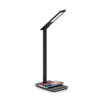 Svetilka LED namizna 5W 3CCT zatemnilna z možnostjo polnenja naprav, črna LB145