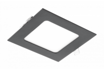 Panel LED vgradni črn MATIS PLUS 4000K LED 7W, 1020Lm, kvadrat