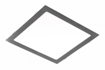 Panel LED vgradni črn MATIS PLUS 4000K LED 24W, 2000Lm, kvadrat