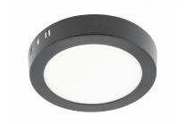 Panel LED nadgradni črn ORIS PLUS 4000K LED 13W,1020lm, okrogel