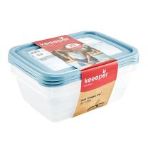 Posoda za hrano Mia "magic ice" set 3x1,25l,  20,5x15,5x6,5cm
