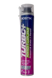 Bostik turbo+ (pištolska+slamica) PU pena za lepljenje (EPS, XPS, kam.volna, mav.plošč) 750 ml