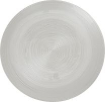Krožnik steklen DIA NY bel, fi 28cm
