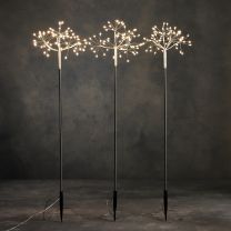 Lučke novoletne vrtne 180 led 70 cm, set 3/1, IP44, Edel.