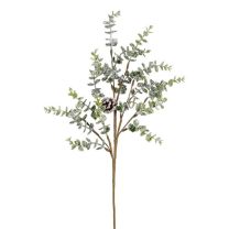 Cvetje umetno Mica, zelenje zaledenelo s stroržem, 70 cm, Edel.