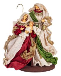 Jaslice okrasne rdečo/zelene 41 cm set 3/1, Bizz.