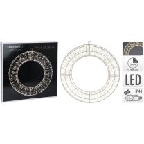 Venček okrasni 720 led lučk topla svetloba, fi 50 cm, IP44, Koo.