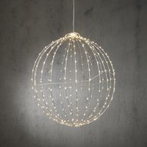 Krogla okrasna 320 led, toplo bela, fi 50 cm, IP44, Edel.