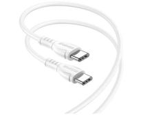 Kabel polnilni Jellico KDS-30 USB-C/USB-C 60W 1m, bel