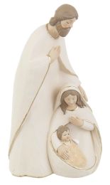 Jaslice okrasne bele 24 cm, set 3/1, Bizz.