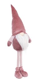 Okrasna figura božiček roza Rudolph 55 cm, Bizz.