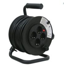 Roleta kabelska 25m/4V/3x1,5mm2 IP40 250V/16A PVC boben