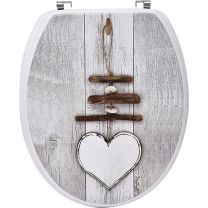 Wc deska Ouessant MDF inox tečaji Tendance