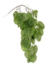 Cvetje umetno zelenje monstera viseča 95 cm, Bizz.