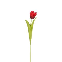 Cvetje umetno Mica tulipan rdeč 50 cm, Edel.