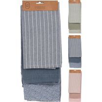 Set kuhinjskih krp 3/1, 45x70 cm, različni dekorji
