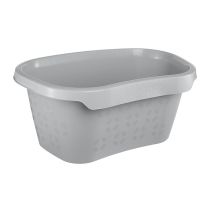Košara za perilo Tilda siva 30,5l, 57,5x38x26,5cm
