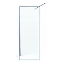Tuš stena N120 118x200 cm brez profila 8mm prozorno steklo s premazom proti vodnemu kamnu