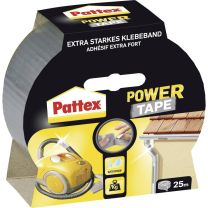 Trak lepilni pattex power tape srebrno siva rola 25M