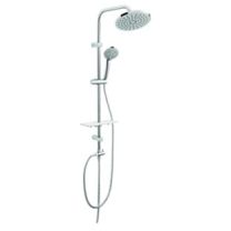 Tuš sistem RONDO LUX z nadglavno prho, brez armature, krom