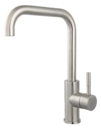 Pipa za pomivalno korito CAMIRO INOX stoječi mešalnik za pomivalno korito, vrtljivi ustnik, inox