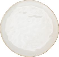 Krožnik Stoneware bež, plitki, 28cm
