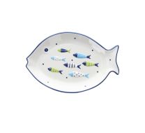 Krožnik servirni v obliki ribe, 26,5cm
