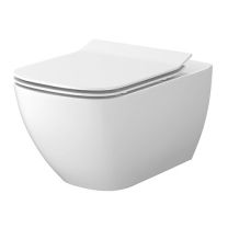 Viseča wc školjka Virgo clean on z wc desko slim dur sc eo set C234