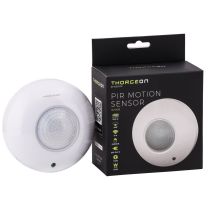 Senzor IR stropni 360°, 6m, R:1200W/LED:300W bel IP20