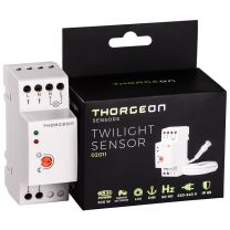 Senzor-luxomat za DIN letev, R:1200/LED:300W, IP65