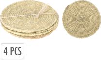 Podstavek za kozarec pleten Sabai  4/1, 10cm
