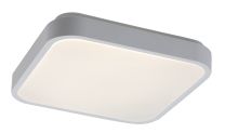 Svetilka SAMIRA stropna svetilka LED 18W 1430lm 4000K IP44 kvadratna bela Rabalux