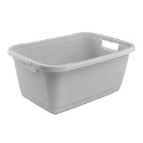 Košara za perilo Aenna 52l, nordic grey, 65x44x28cm 
