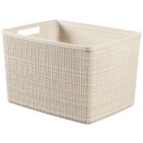 Košara za shranjevanje Jute 20l, krem

