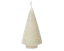 Sveča smreka 12,5cm, bela