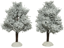 Smrečica novoletna zasnežena 14 cm, set 2/1, Kaem.